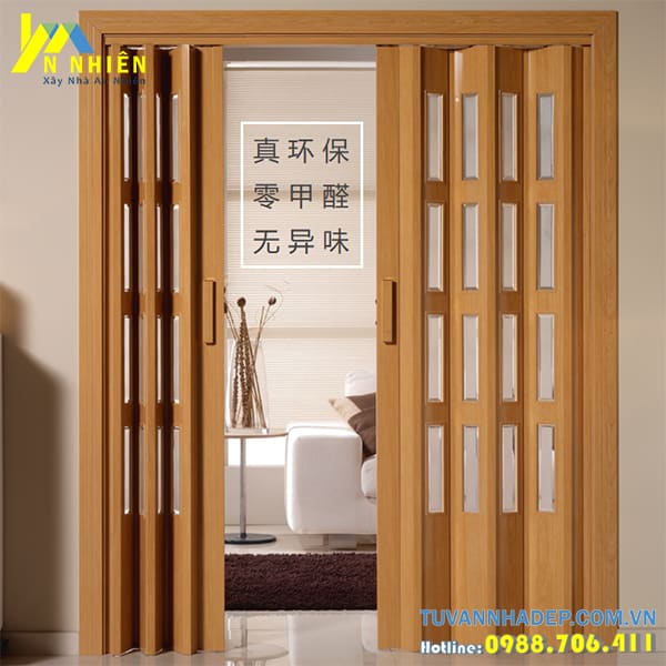 cửa xếp nhựa đài loan